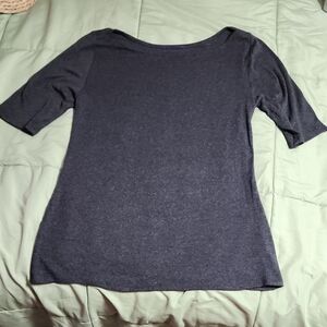 Old Navy Charcoal Half Sleeve Top